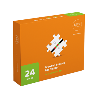 Ozobot wooden puzzle Special Moves Set Edu Sense