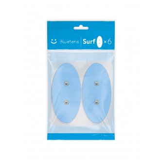 Pack 6 oval Bluetens surf electrodes - Connected electrotherapy