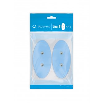 Pack Of 4 Oval Surf Electrodes Bluetens