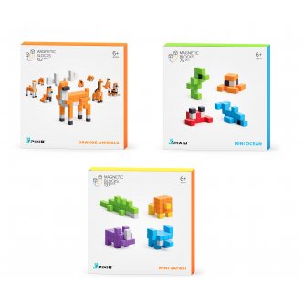 Pixio Animals magnetic construction set