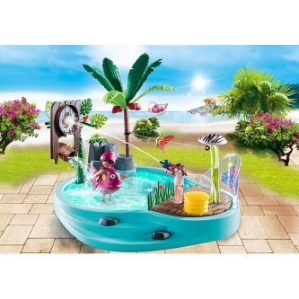 Playmobil Pool with water jet 70610