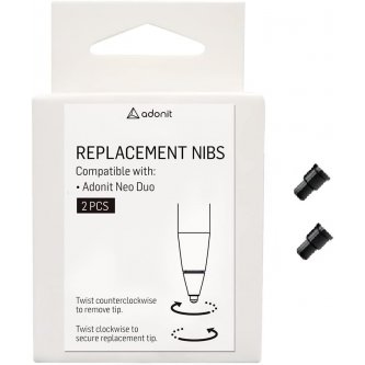 Pointe de remplacement Neo Duo Noir Adonit