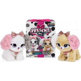 Present Pets Fancy Pups interactive plush toy