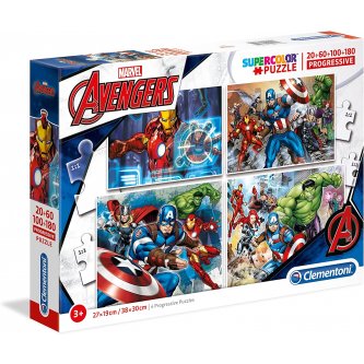 Puzzle Clementoni Avengers Marvel 4 en 1