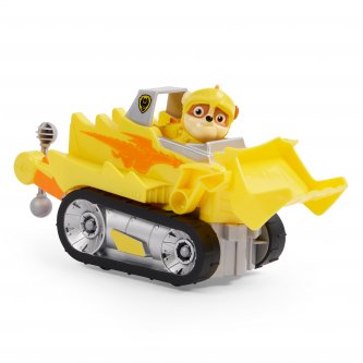 Rubble Rescue Knights Paw Patrol vehicle and figurine