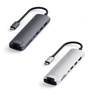 Satechi Slim Multi-Port USB-C Hub with Ethernet