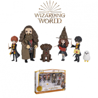 Set 4 figurines Harry Potter Magical Minis