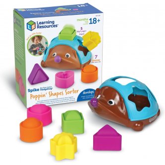 Spike The Fine Motor Hedgehog Poppin Shapes Sorter