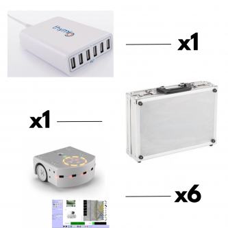 Thymio AI Suitcase Education Pack - 6 Robots