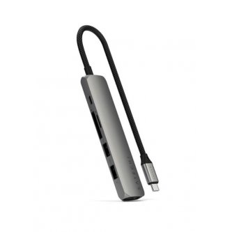 Adaptateur multiport USB-C Slim 6-en-1 Satechi