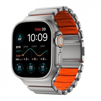 Bracelet Stratos KFM en titane Apple Watch Nomad