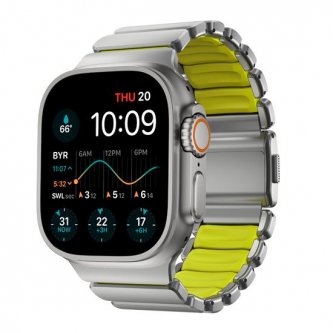 Bracelet Stratos KFM en titane Apple Watch Nomad