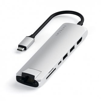 Hub USB-C Slim Multiports avec Ethernet Satechi