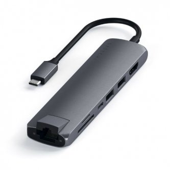 Hub USB-C Slim Multiports avec Ethernet Satechi