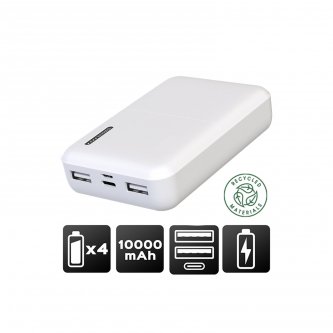 Powerbank 10000 mAh USB-C Micro USB Akashi