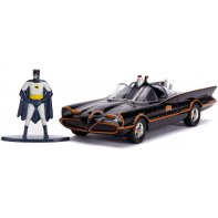 Batman figure and Batmobile 1966 in metal