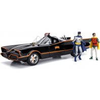 Batman Robin Figure Metal Batmobile