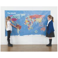 Beebot et Bluebot Tapis Carte du Monde