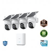 Kit de 4 cam�ras solaires D1 Classic AOSU