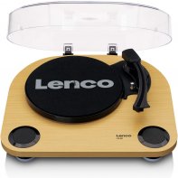 Lenco LS-40WD Wooden turntable with speakers