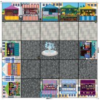 Marketplace mat for Beebot and Bluebot