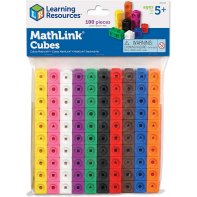 MathLink Cubes Set Of 100 Learning Resources