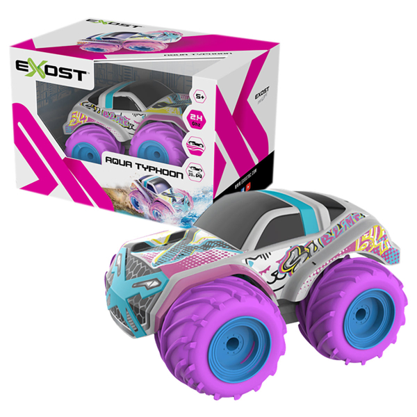 Voiture télécommandée 360 CROSS ROSE à batterie - Exost - Vitesse