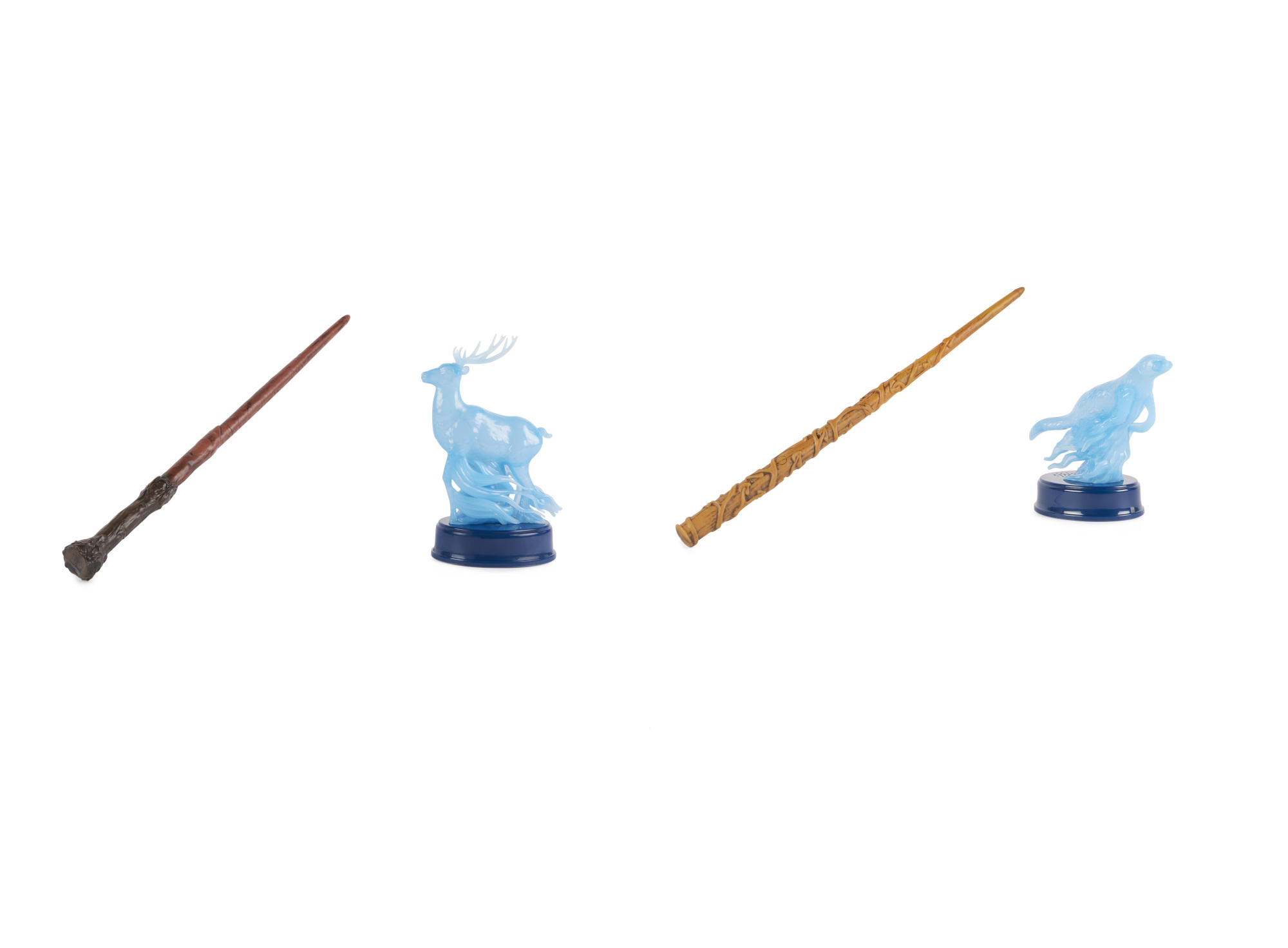 Baguette Harry Potter Patronus – 30 Cm, Figurine Cerf Lumineux, 7 Sorts