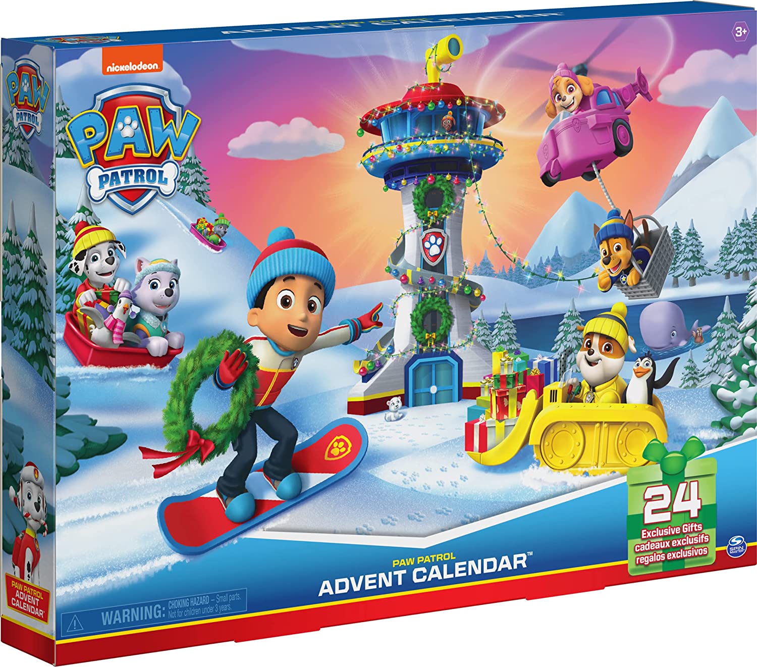 Calendrier de l'Avent Pat Patrouille Noël 2021