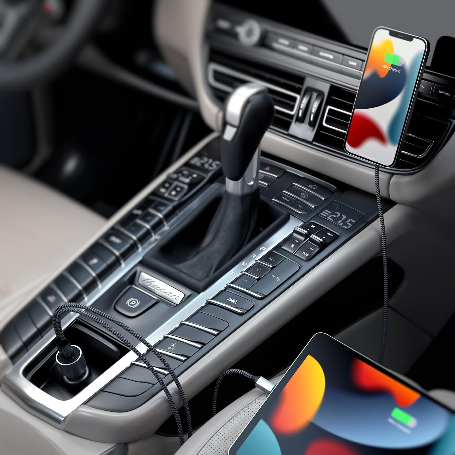 Chargeur Allume-cigare Double USB Pour Voiture - Rallonge Pour Recharger 2 Appareils En Même Temps