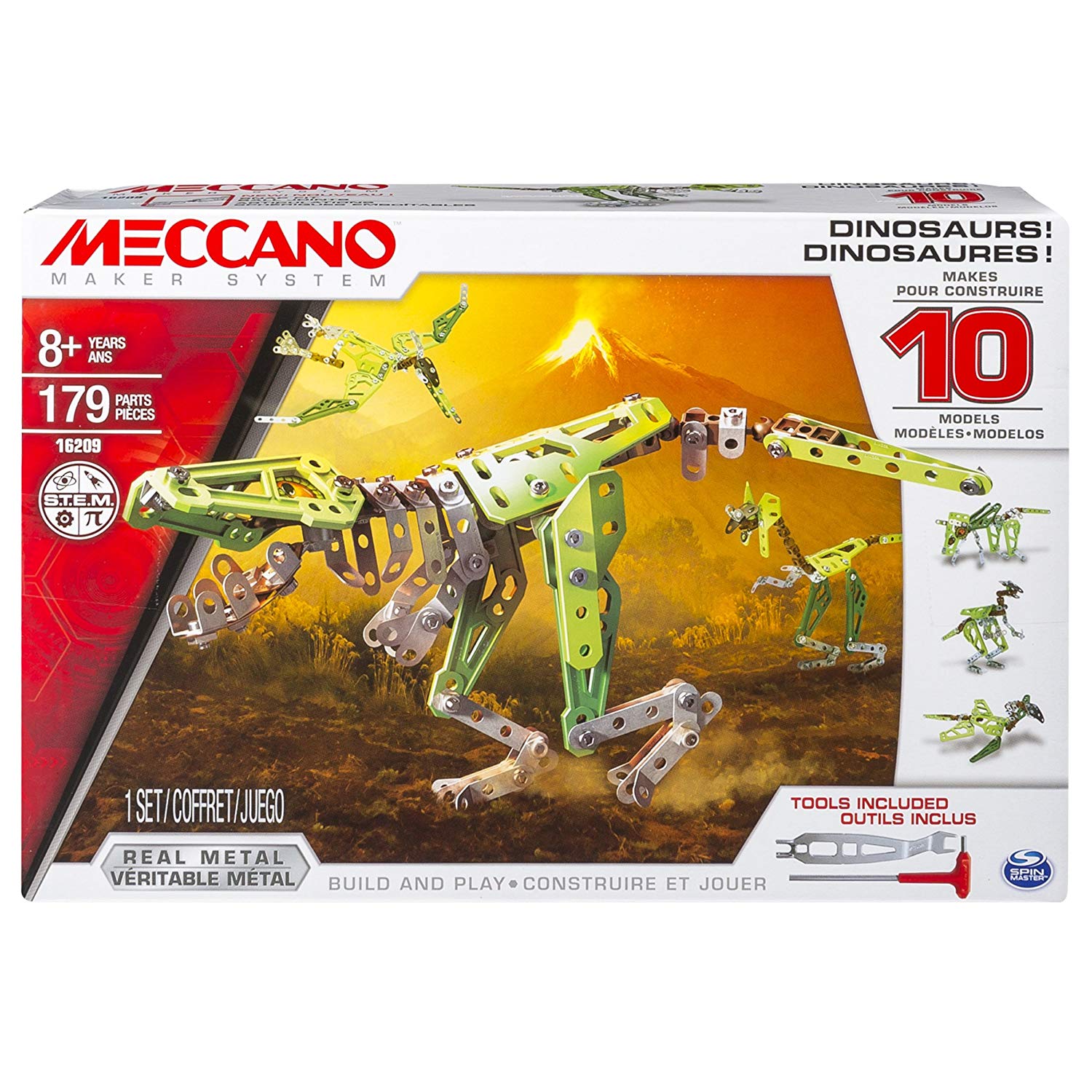 Jeu de robot dinosaure à construire