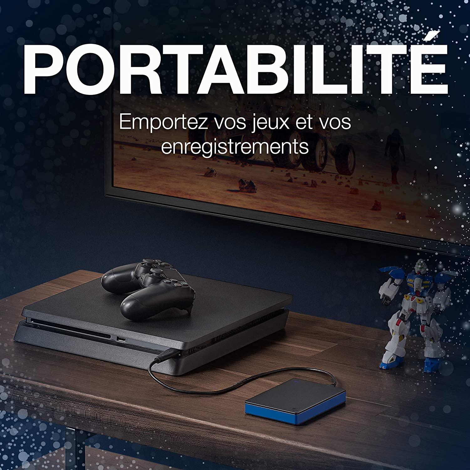 Disque dur externe 4To gaming PS4 Seagate