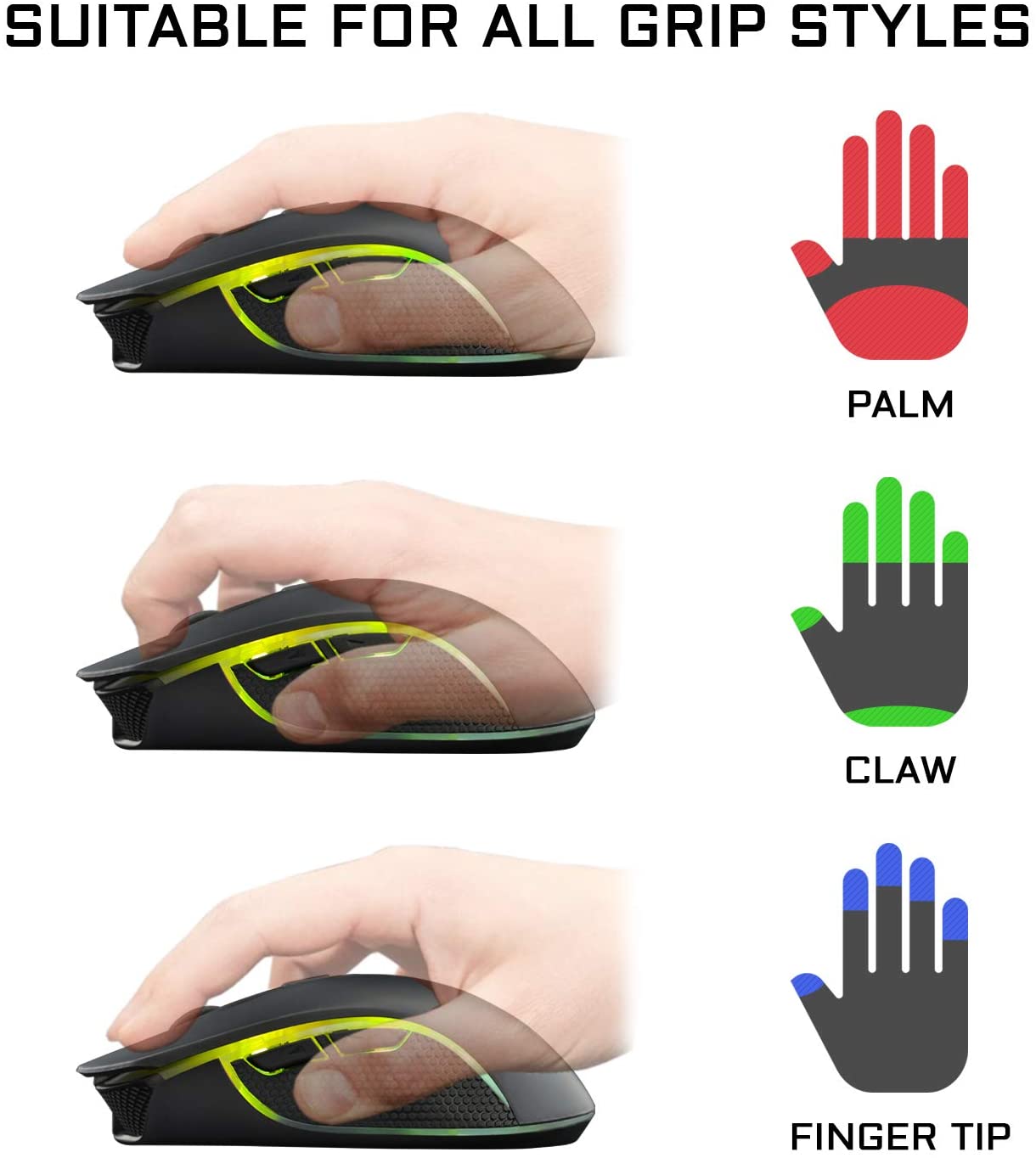 The G-Lab - Kult Helium Wireless Souris Gamer RGB sans Fil Pc Gamer,  Rechargeable 3200 Dpi, Souris Gamer Retroeclairé 7 Couleurs pour PC/Ps5/Xbox