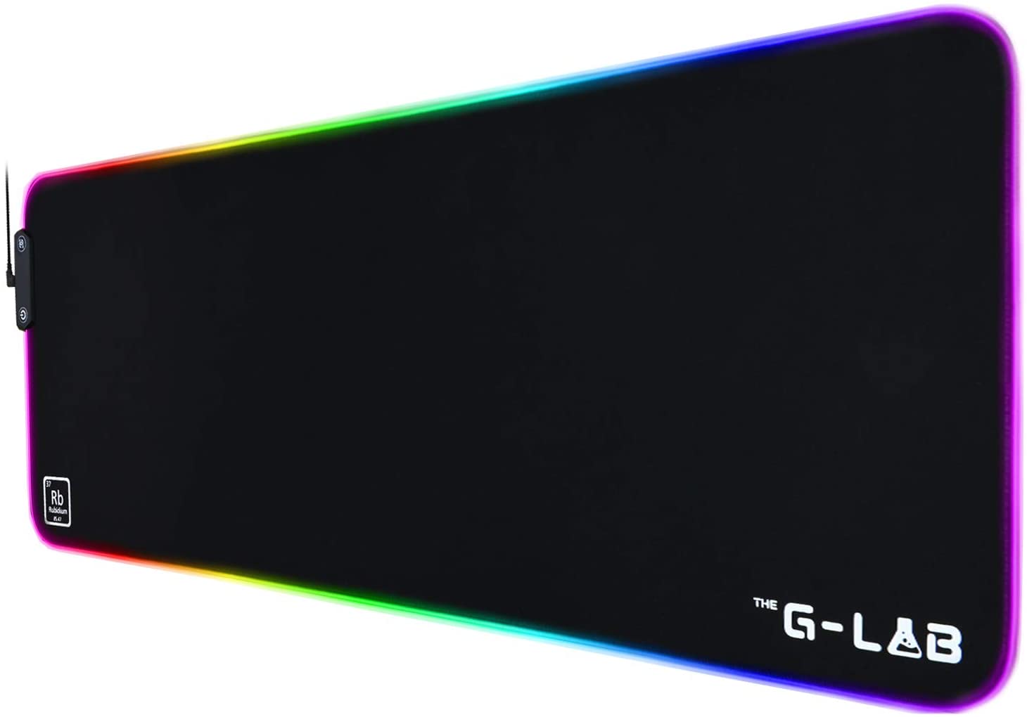 Tapis de souris Rgb Logitech g, accessoire de jeu retro eclaire pour Pc,  protection pour clavier retro eclaire, grand format Xxl