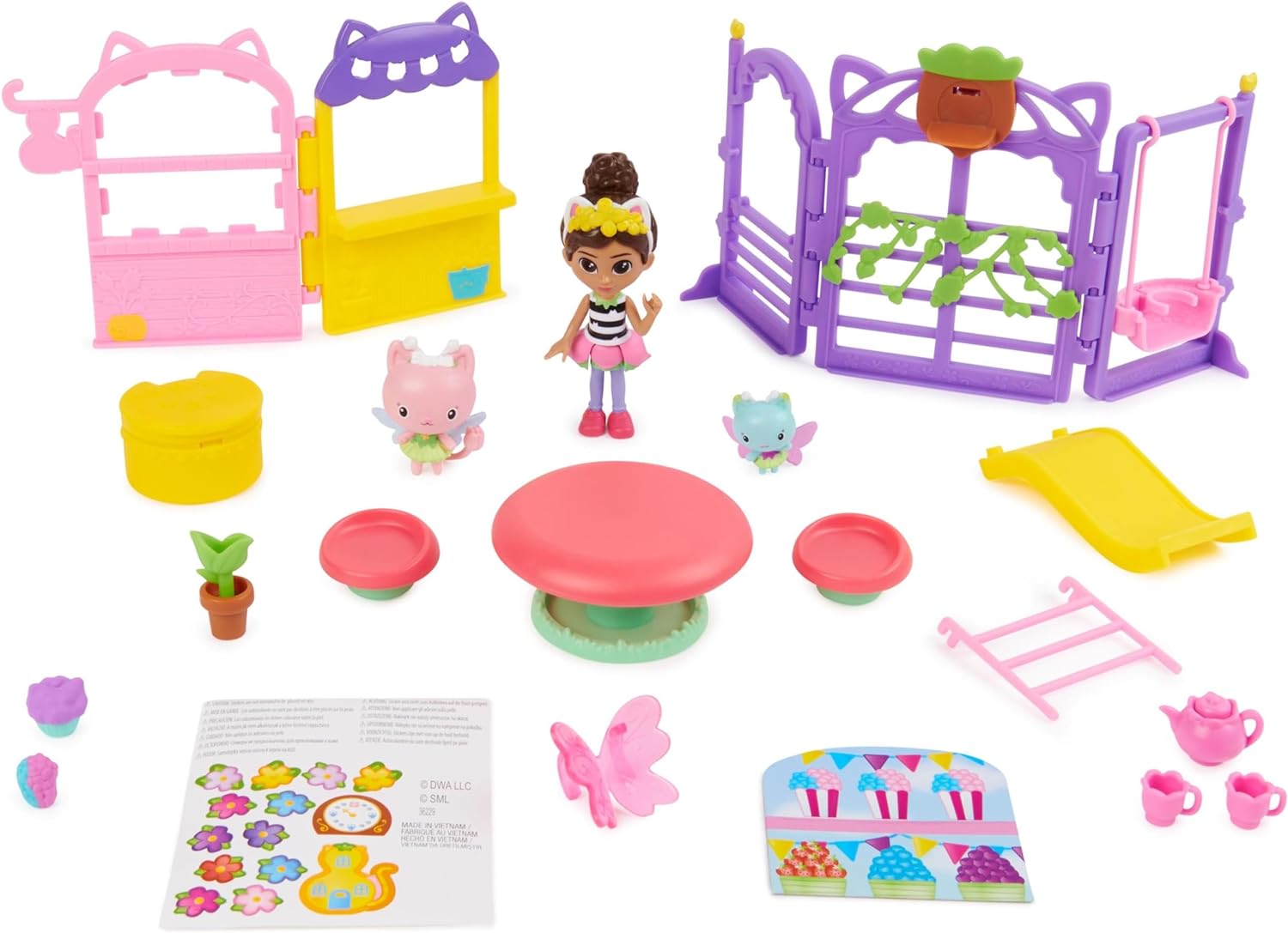 Gabby et la maison magique - playset cabane fee minette, figurines