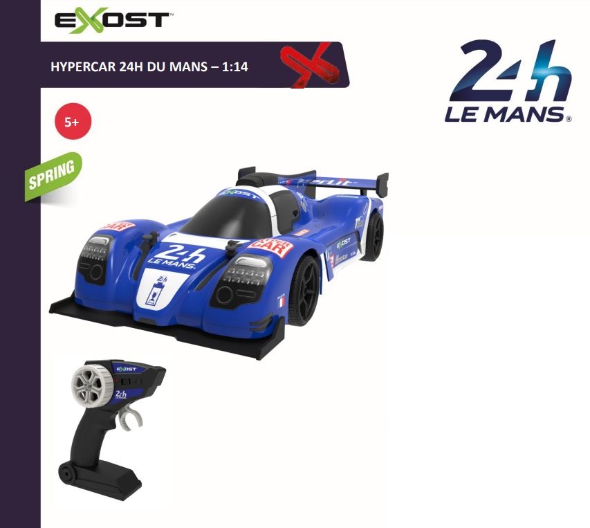 Une voiture pour télécommande de l'équipe EXOST –