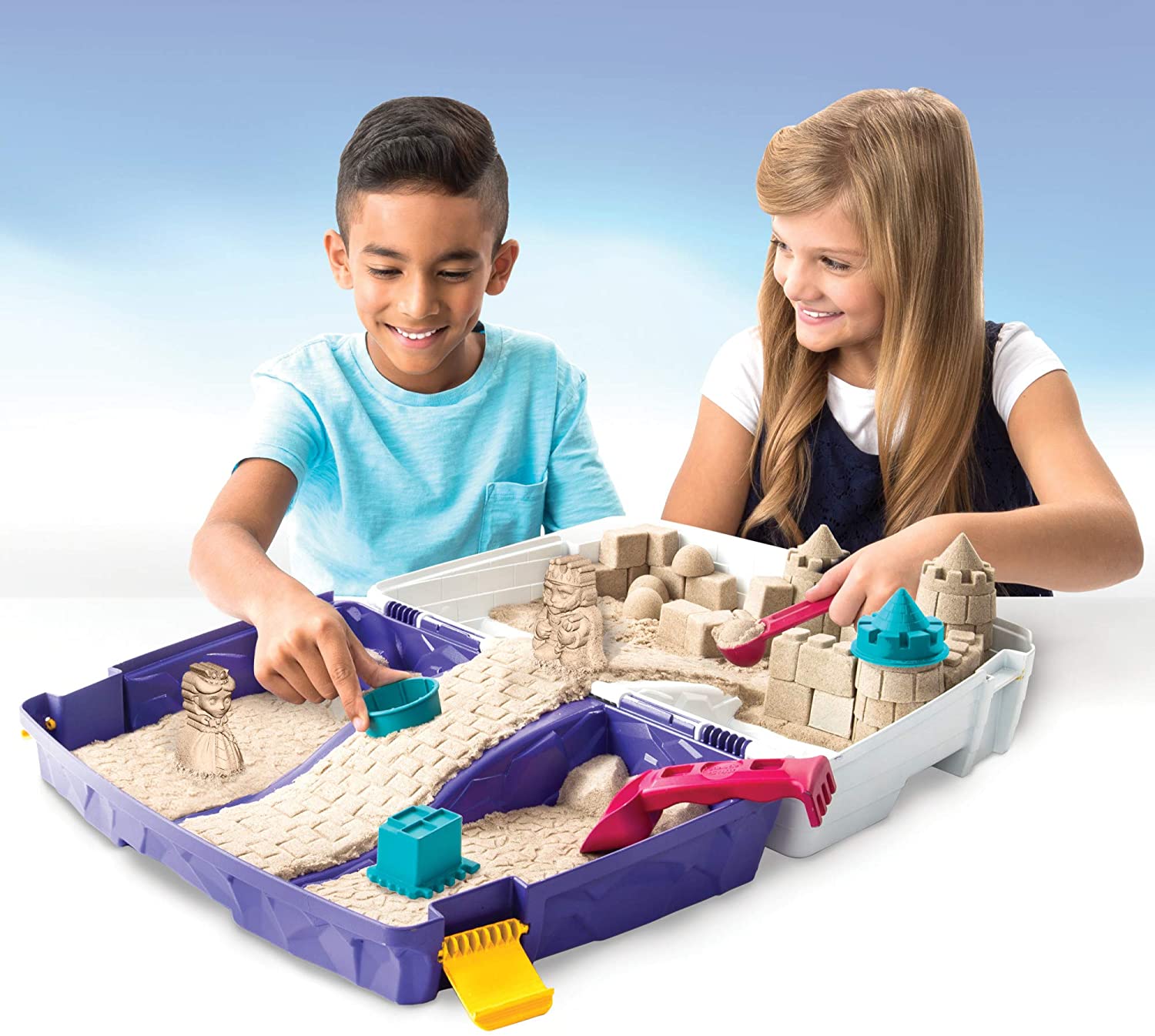 KINETIC SAND - RECHARGE COULEUR BLEU 900 G de sable - Sable