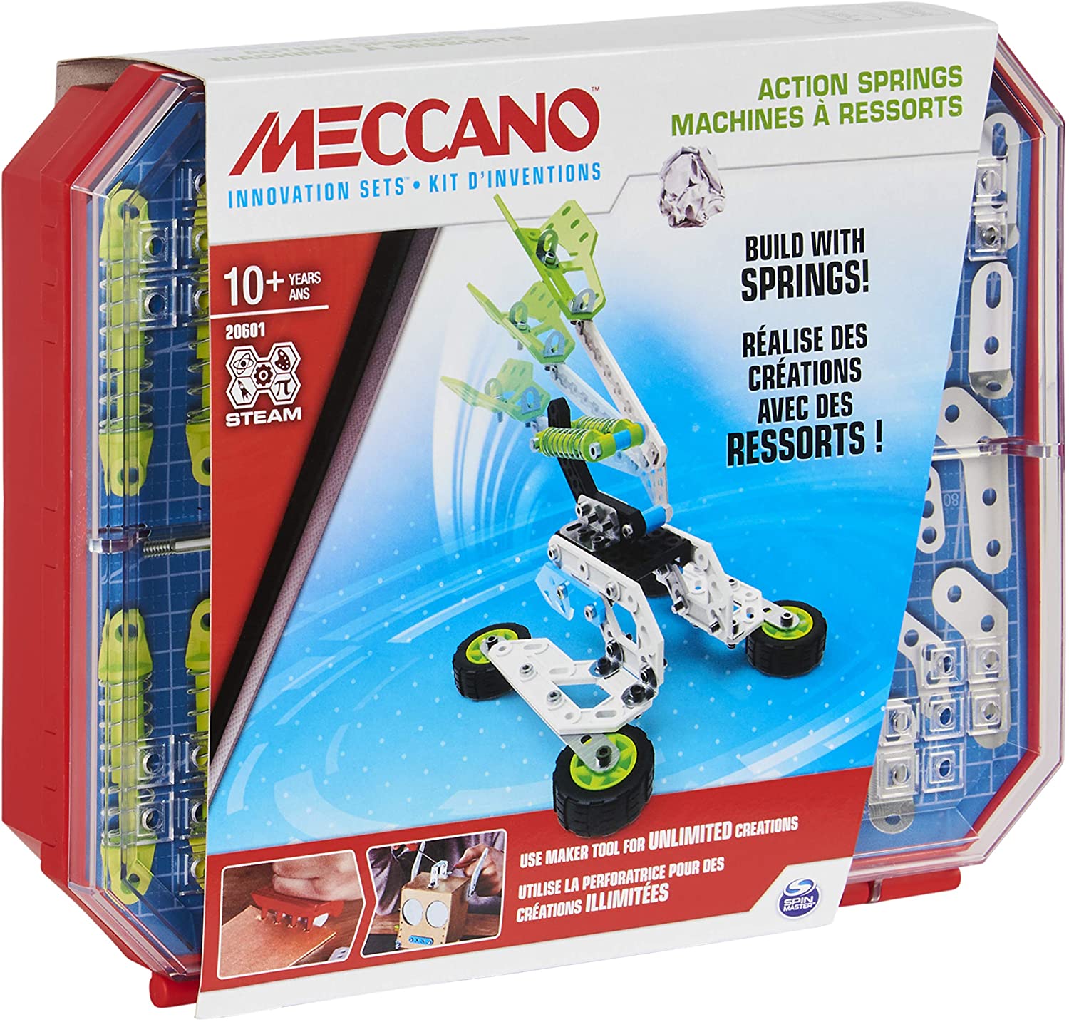 Meccano Kit d'inventions ressorts set 4 6053909