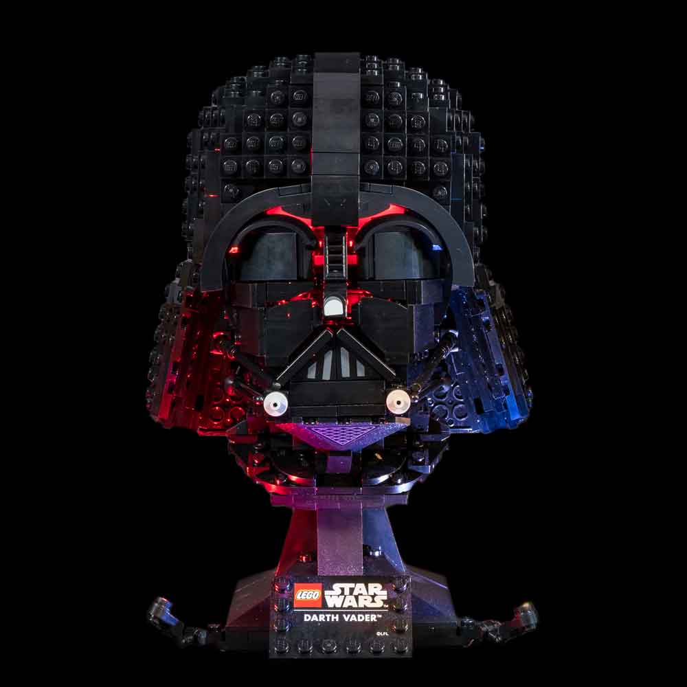 Lumi?�res LEGO Casque Dark Vador 75304 - Light My Bricks