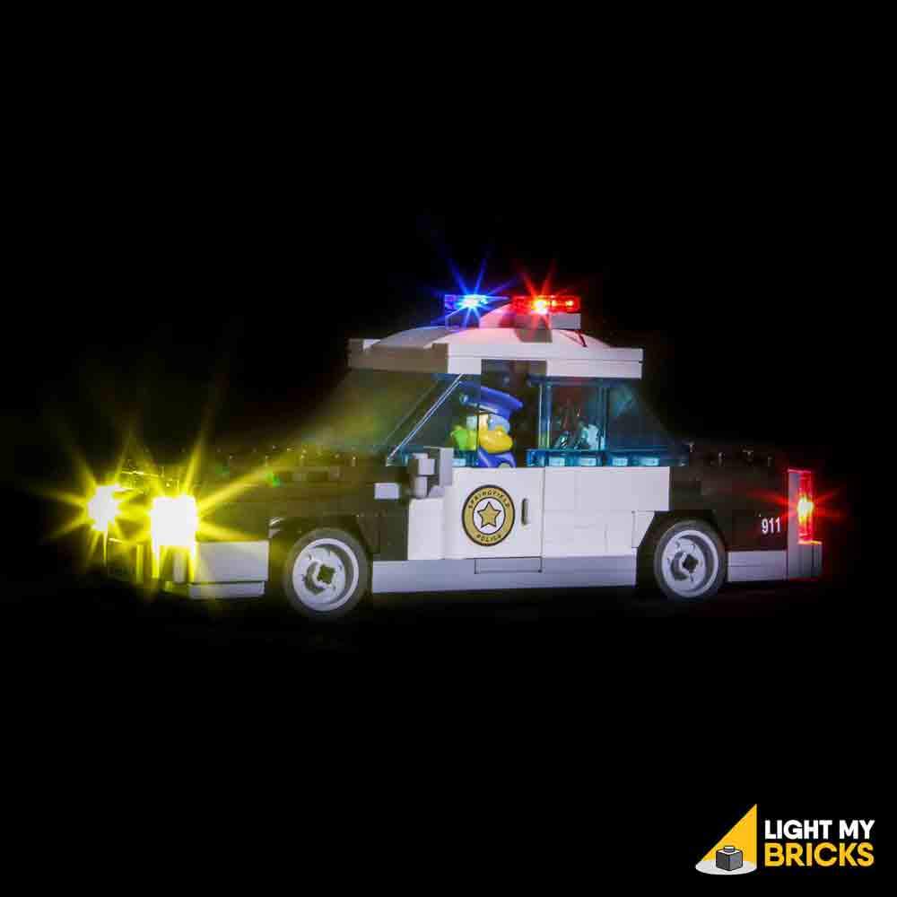 lego simpsons police car