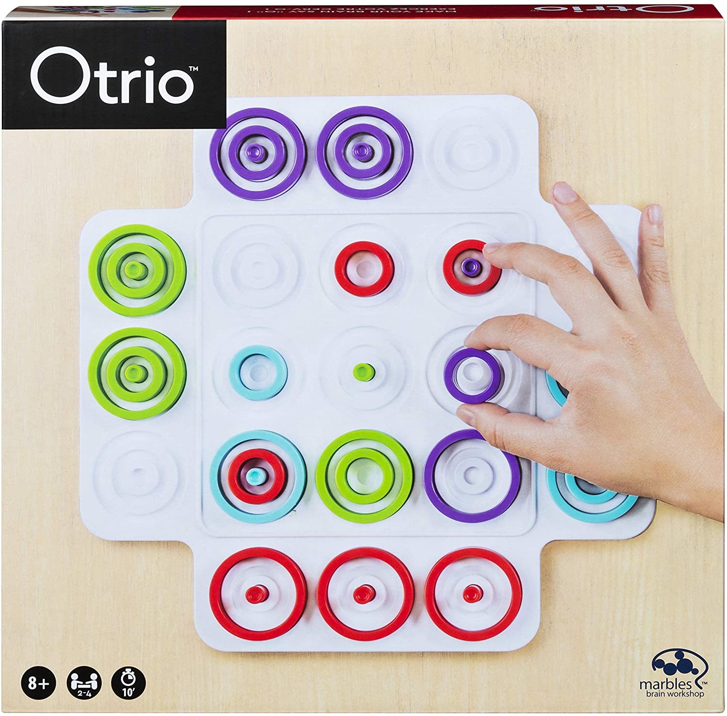 Otrio Jeu de société stratégique Marbles