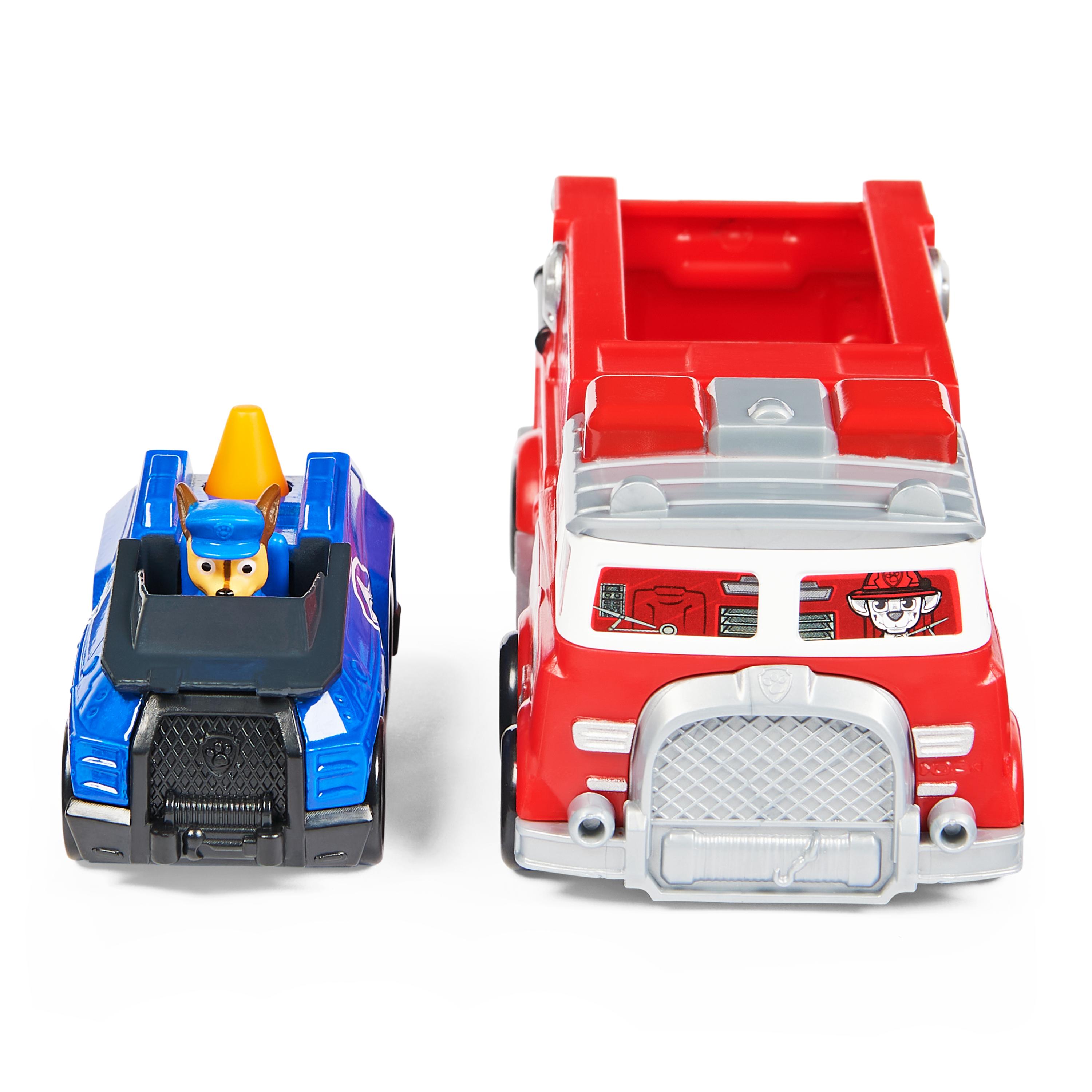 PAW Patrol LA PAT' PATROUILLE - PACK CAMION DE POMPIERS TRUE METAL - Pack  Camion de