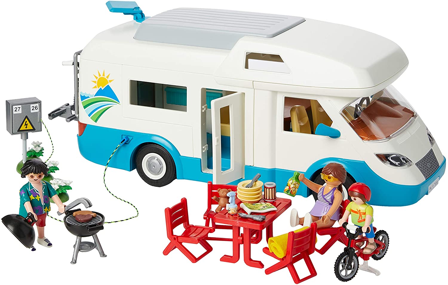 Playmobil 70088 Famille et Camping Car 