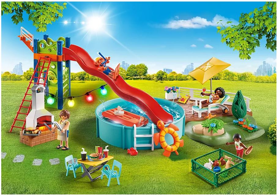 Playmobil Espace détente avec piscine 70987