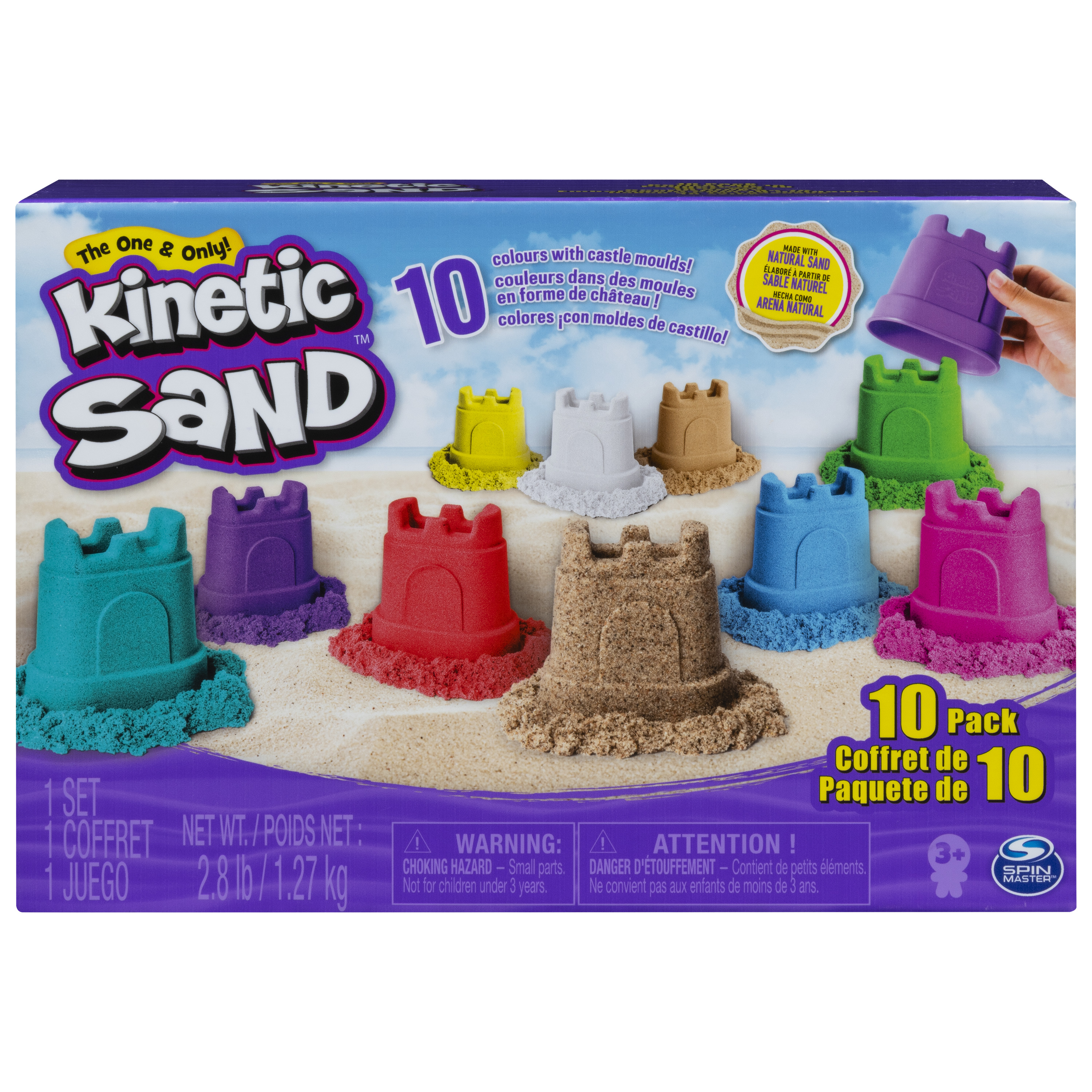 Recharge sable 10 couleurs Kinetic Sand