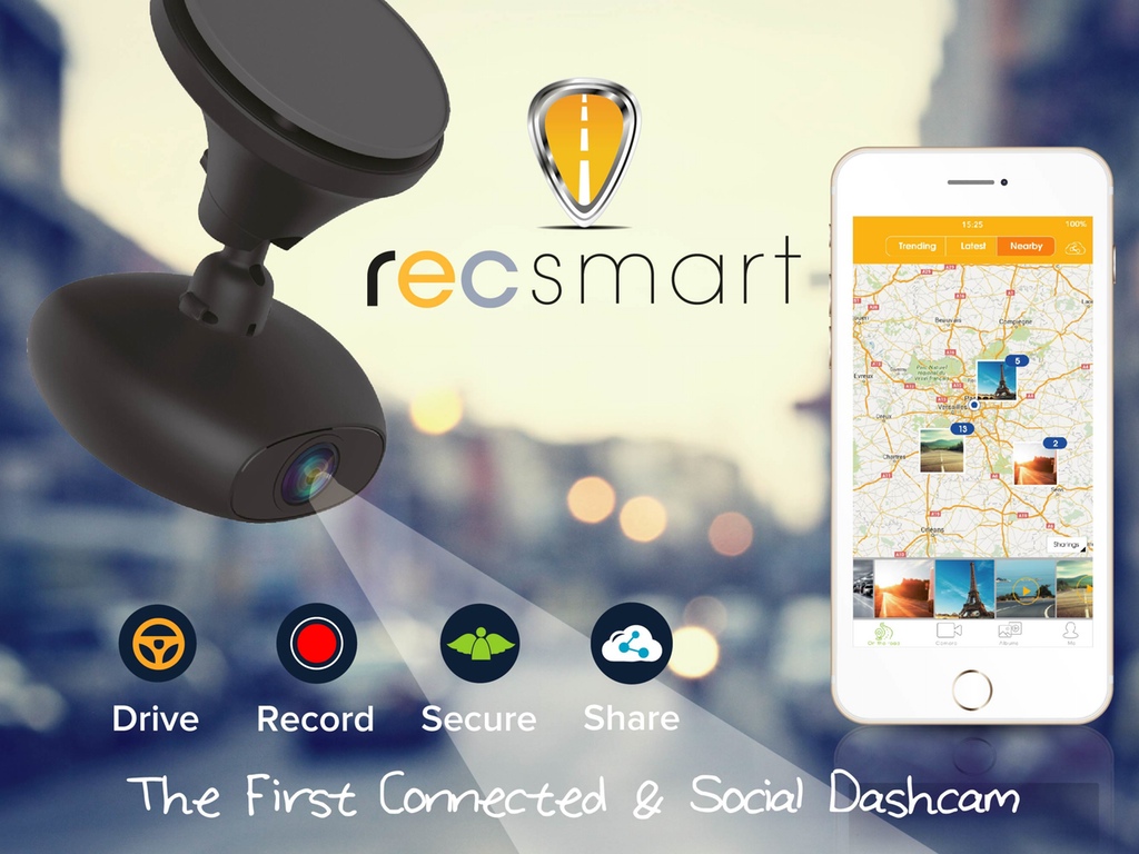 Dashcam Roadeyes recSMART: une caméra de tableau de bord connectée aux  réseaux sociaux – Le Monde du Camping-Car