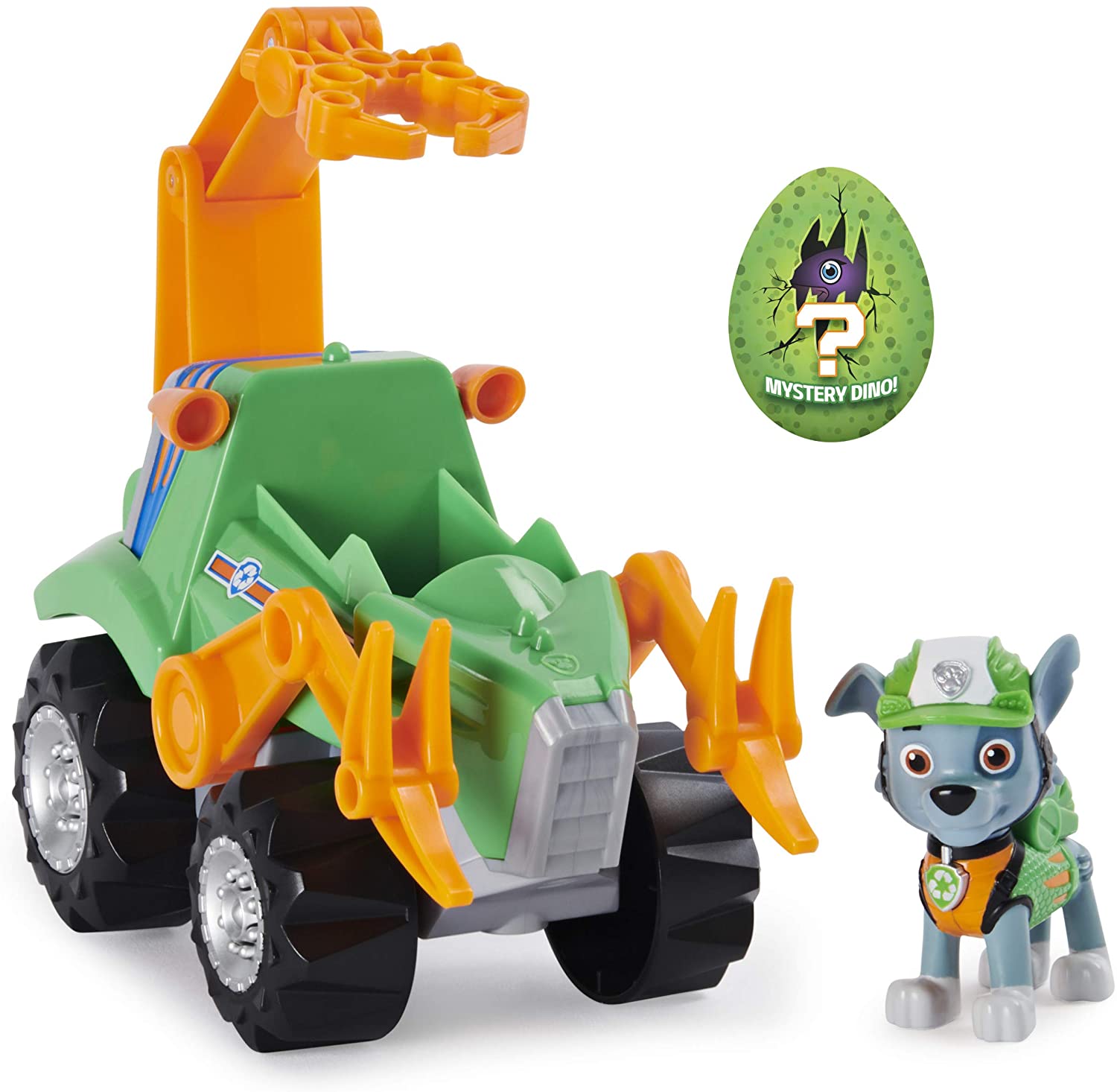 PAW Patrol LA PAT' PATROUILLE - VÉHICULE + FIGURINE REX - Véhicule de 15 cm  Avec 1 Figurine