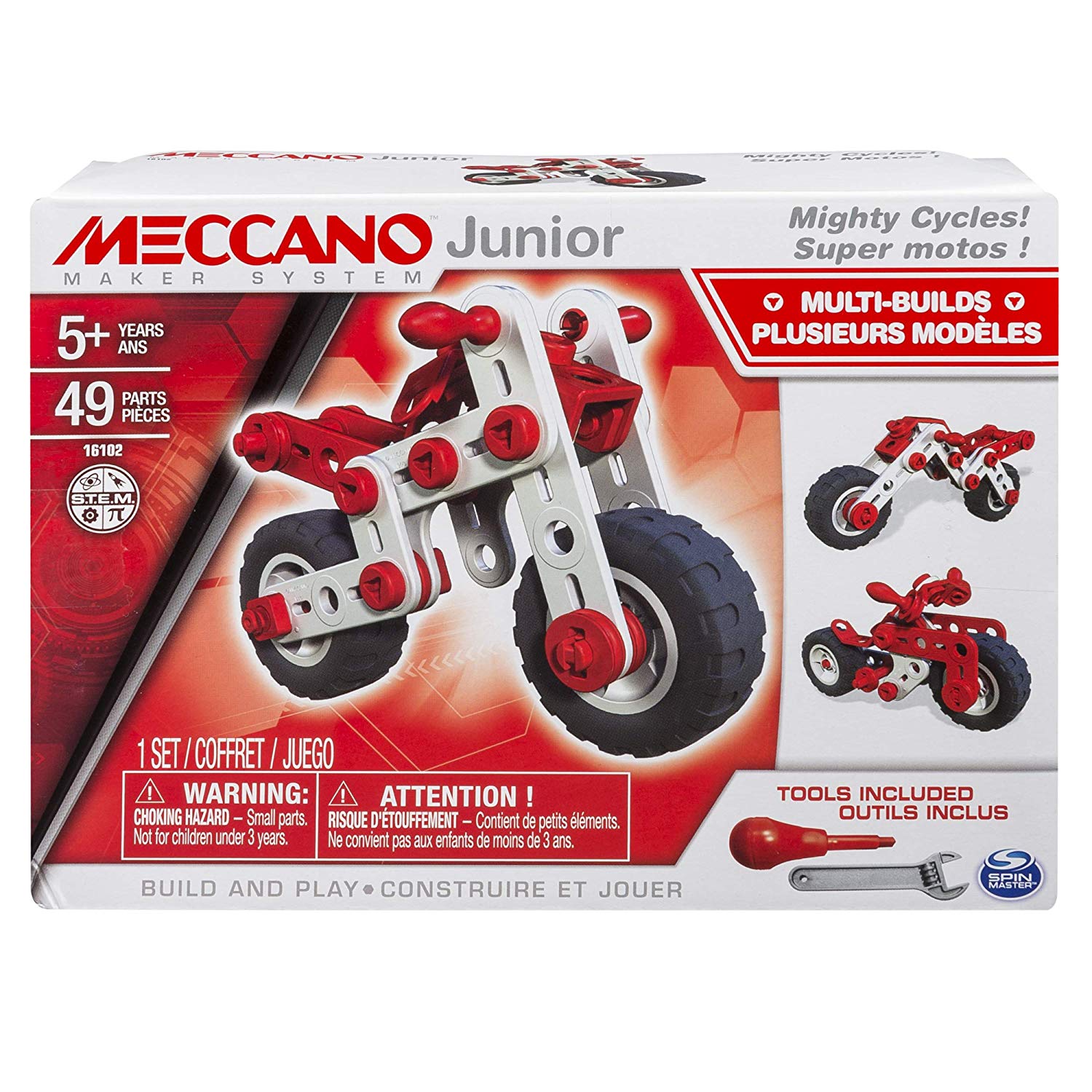Super Motos Meccano Junior : moto à construire