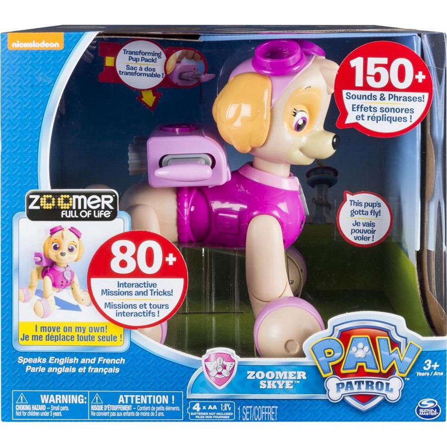 Robot Chien Zoomer Stella Paw Patrol - Nos robots chiens à ...