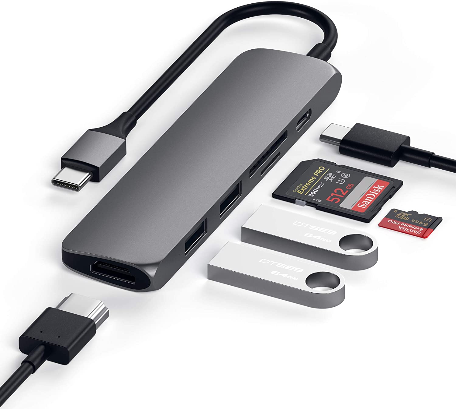 HUB USB-C Multiport Hybride SSD EMP Satechi